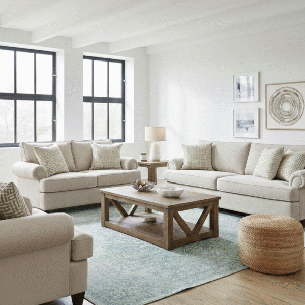 Luxury modular grey sofa – modern high density foam sofa